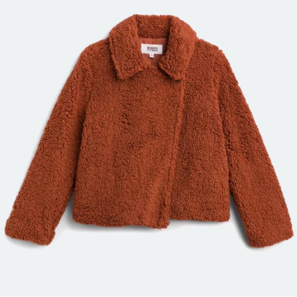 Teddy as She Goes BB Dakota X Steve Madden teddy jacket size L. EUC